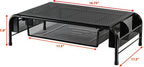 Metal Desk Monitor Stand and Desktop Organizer