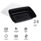 100 Piece: Meal Prep Reusable Containers - BPA-Free - Bento Insulated Lunch Boxes