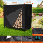 420D Oxford Fabric Firewood Rectangular Log Rack Cover