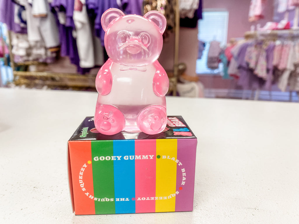 Gummy Bear Squish Sensory Toy | Slow Rise Squeeze Fidget Toy for Kids & Adults