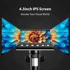 4.3'' IPS LCD Digital Microscope 1000X Magnification Microscope