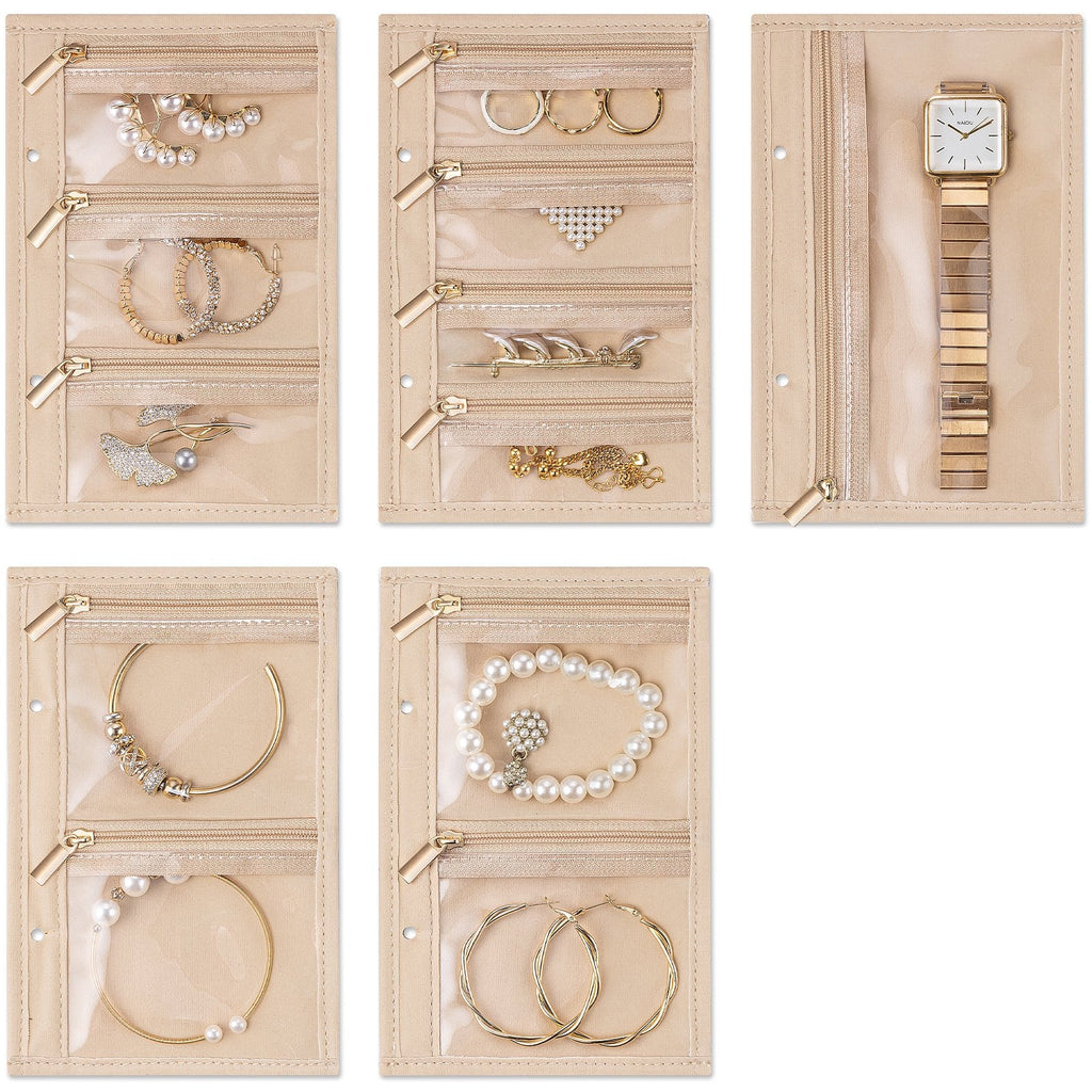 Travel Jewelry Organizer Notebook – Portable Jewelry Storage Case for Rings, Earrings & Necklaces