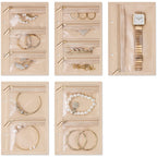 Travel Jewelry Organizer Notebook – Portable Jewelry Storage Case for Rings, Earrings & Necklaces