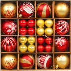 44-Piece Set: Christmas Decoration Colorful Ball Gift Box Set