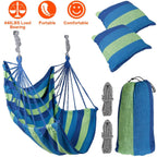440lbs Hanging Hammock with 2 Pillows
