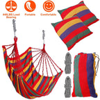 440lbs Hanging Hammock with 2 Pillows