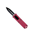 2-Pack: 4.5" Dagger Blade OTF Knife with Belt Clip