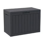 75 Gallon Heavy-Duty Outdoor Deck Box - Waterproof, Lockable