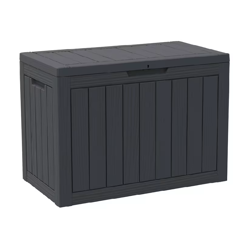 75 Gallon Heavy-Duty Outdoor Deck Box - Waterproof, Lockable