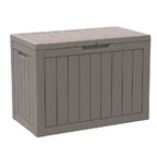 75 Gallon Heavy-Duty Outdoor Deck Box - Waterproof, Lockable