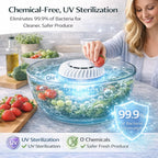 Fruit & Vegetable Washer – Removes Pesticides & Bacteria, No Chemicals Needed