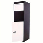 Galvanized Steel Parcel Mailbox w/Code Lock & Mounting Hardware