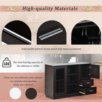 47" Console Dining Table Buffet Sideboard