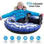 47-Inch Inflatable Snow Tube