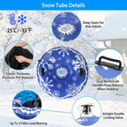 47-Inch Inflatable Snow Tube