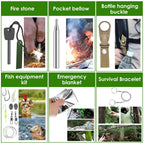 47-Pieces: Emergency Survival Kit EDC Gear Equipment Tool with Pouch