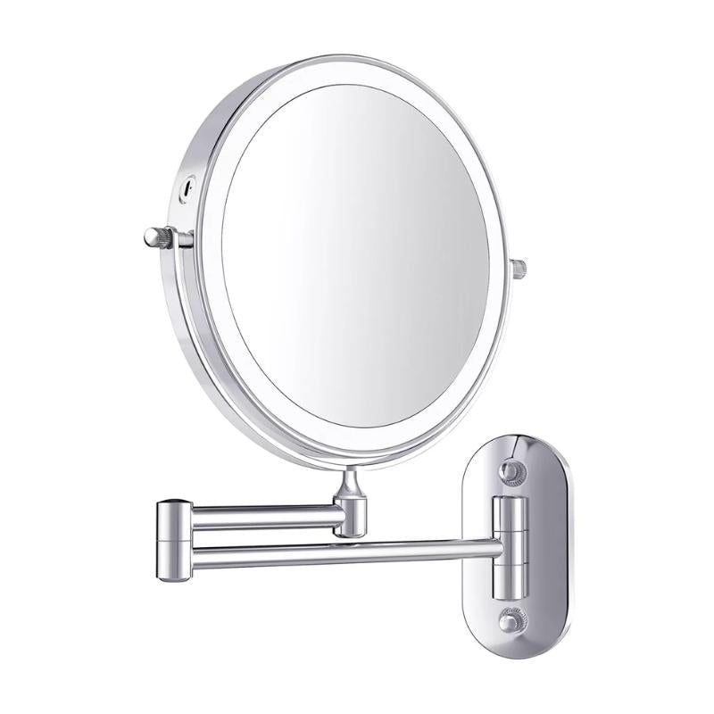Rechargeable Wall-Mounted LED Makeup Mirror