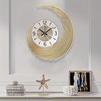 Modern 3D Metal Wall Clock | Silent Quartz Movement Decorative Clock