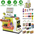 48-Piece: Pretend Cash Register Play Toy Set