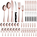 48-Piece: Stainless Steel Silverware Cutlery Set