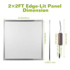 48W 2×2FT LED Panel Light 3200LM