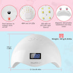 48W UV LED Nail Lamp Gel Polish Nail Dryer