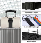 2-Pack Adjustable Luggage Connector Straps – Multi-Use Travel Bag Securing Belts