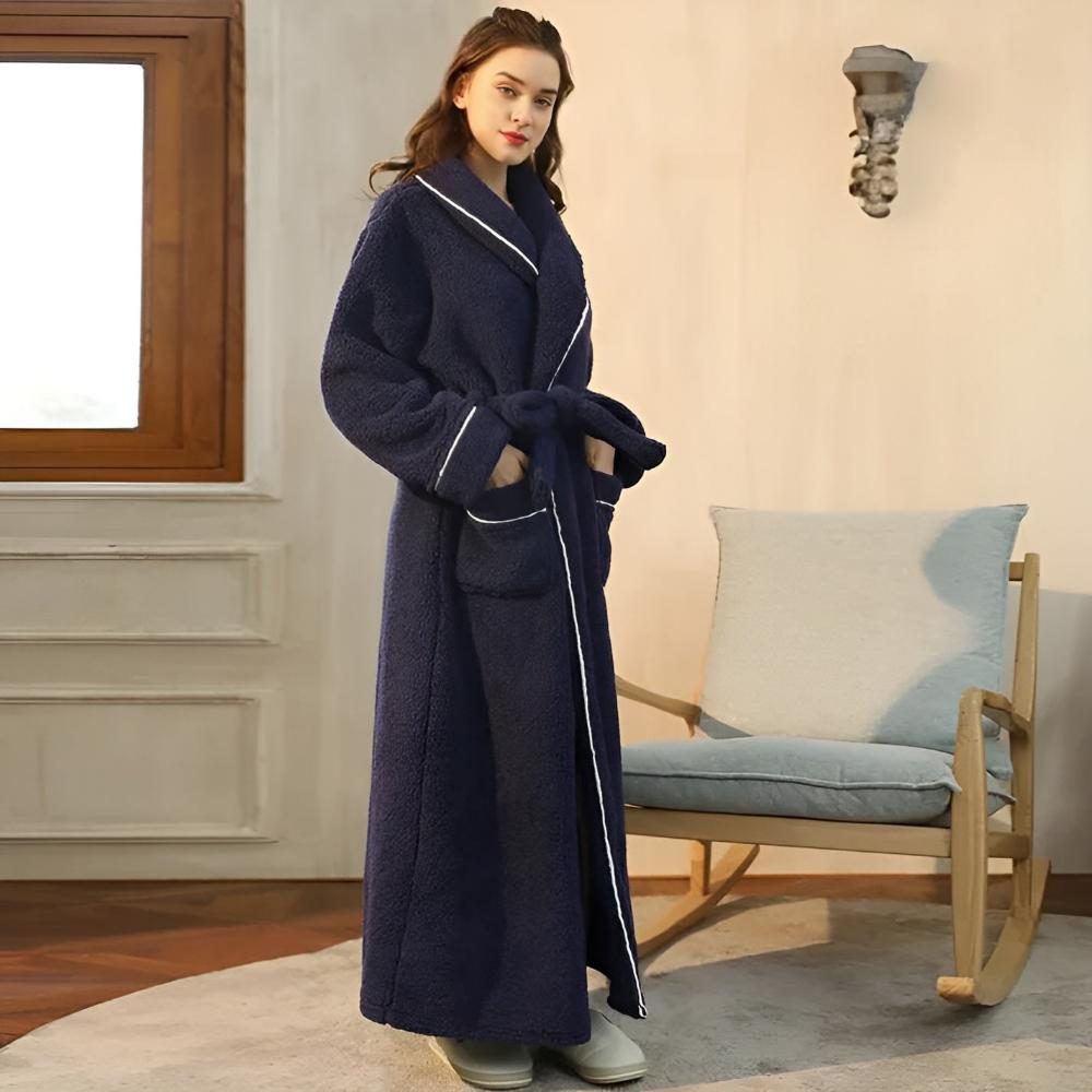 Dressing gown with Belt and Pockets