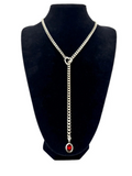 Crystal Charm Slip Chain