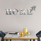 Home Entrance 3D Mirror Wall Sticker Decor