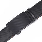 Men's Leather Belt with Automatic Buckle