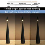 Touch Control Reading Light with Tri-Color Dimming