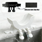 Cute Hanging Sponge Holder with Drainage,3D Printed Kitchen Funny Sponge Stand for Sink