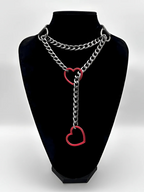 Leather Choker Slip Chain