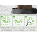 Plastic Bed Bug Trap and Catcher