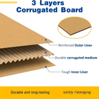 Multi Size/Pack - Corrugated Cardboard Packing Shipping Mailing Moving Boxes