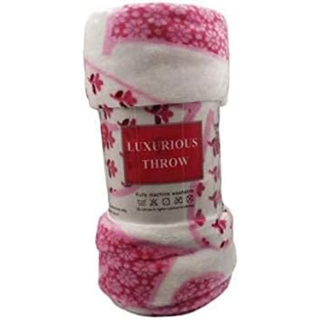 Valentine's Day Heart-Themed Throw Blanket – Ultra Plush, Soft, Cozy, and Luxurious Fleece, 50" x 60"