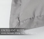 7 Piece Microfiber Ruffle and Patchwork Comforter Set