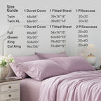 Kasentex Spring Duvet Cover Bedding Set with Duvet Cover, Pillowcase, Fitted Sheet, Hypoallergenic and Breathable, Room Decor, Graduation Gifts