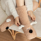 Cute Dog Fuzzy Socks Winter Leg Warmer