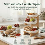 Practical Countertop Organizer for Daily Household Storage