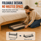 2‑Pack Heavy‑Duty Clear Plastic Storage Box with Hinged Lid