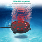 4in Multi-Colored LED Aquarium Air Bubble Lamp