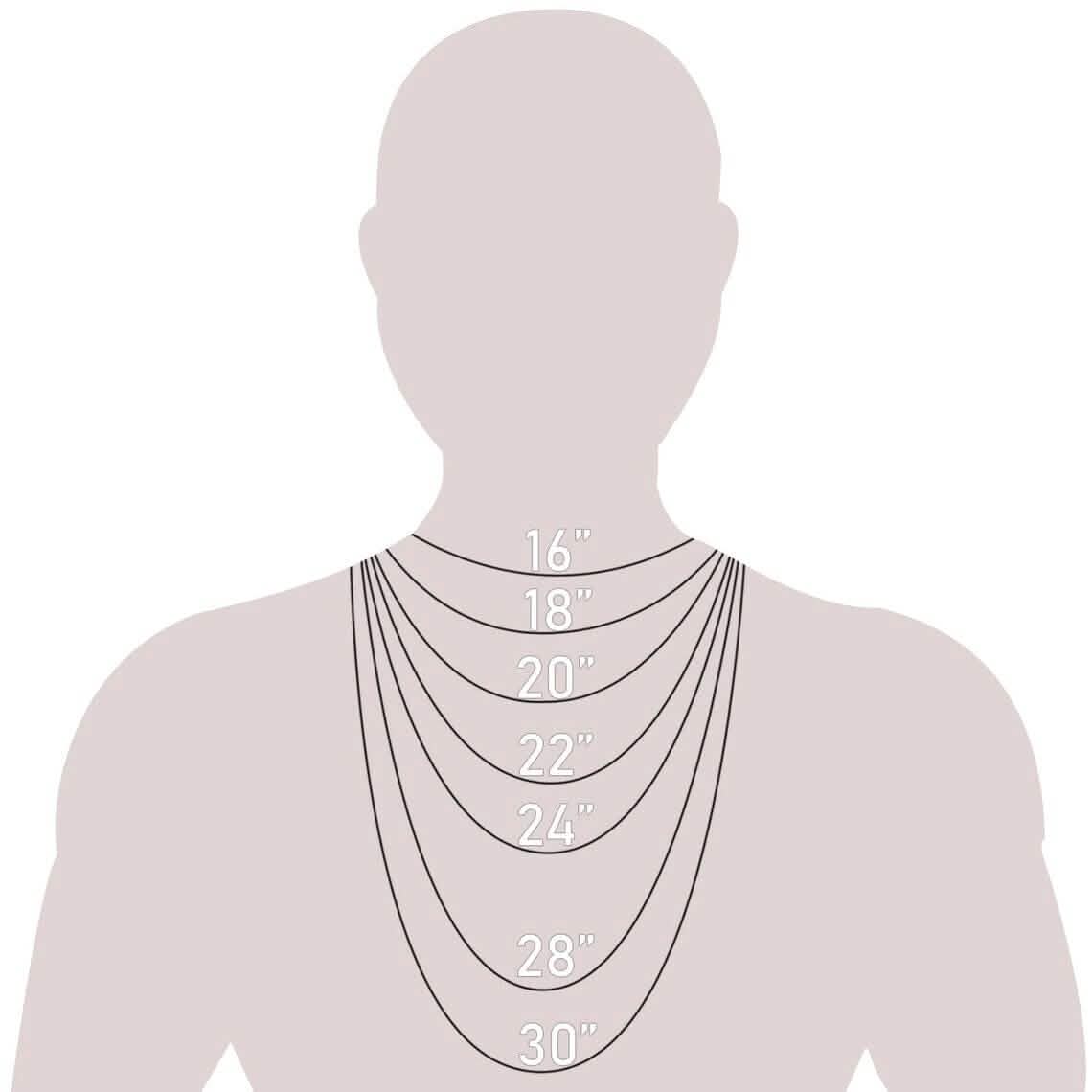 14K Yellow Gold Rope Diamond Cut Chain Necklace