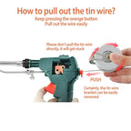 5-in-1 Automatic Hand-Held Soldering Iron Gun Kit