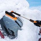5-in-1 Detachable 180° Adjustable Ice Scraper Snow Shovel
