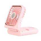 5-in-1 Folding Rechargeable Hands Free Mini Fan