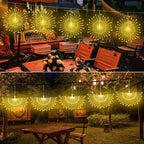 5-Pack: 450 LED Solar Starburst Sphere Lights