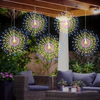 5-Pack: 450 LED Solar Starburst Sphere Lights