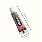 5-Pack: B-7000 Adhesive Glue for Jewelry, Plastic, Metal, Glass, Ceramic